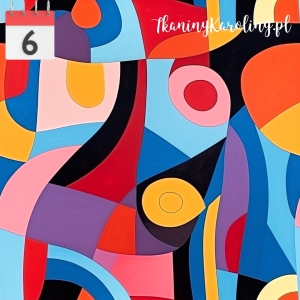 OD RĘKI - WELUR TAPICERSKI Abstrakcja ala Picasso miasto