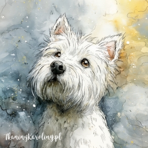Panel wodoodporny Westie malowany [6-8]