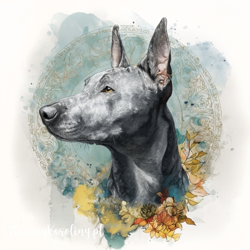 Panel wodoodporny Thai ridgeback malowany