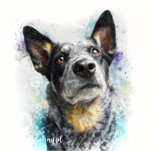 Panel wodoodporny Australian Cattle dog 2 malowany [6-8]