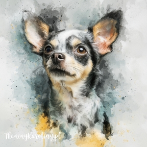 Panel wodoodporny Chihuahua 2 malowany [6-8]