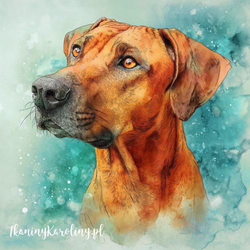 Panel wodoodporny Rhodezjan ridgeback 2 malowany