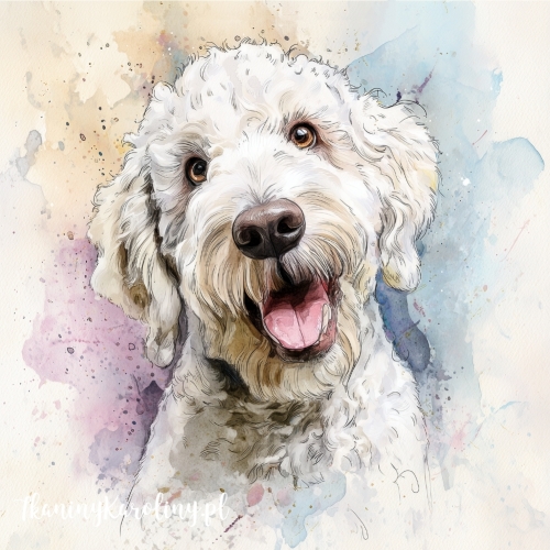 Panel wodoodporny Lagotto romagnolo 2 malowany