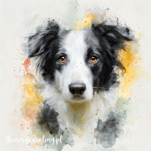 Panel wodoodporny Border Collie 2 malowany