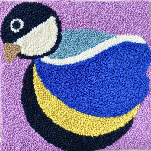 Panel dekoracyjny SIKORKA 30x30 cm