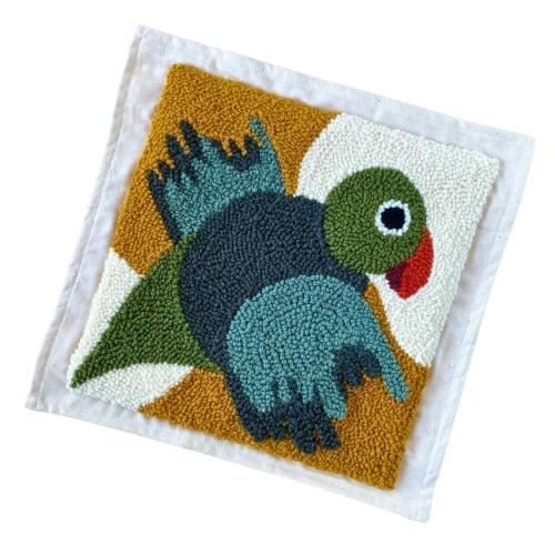 Panel dekoracyjny PAPUGA 30x30 cm