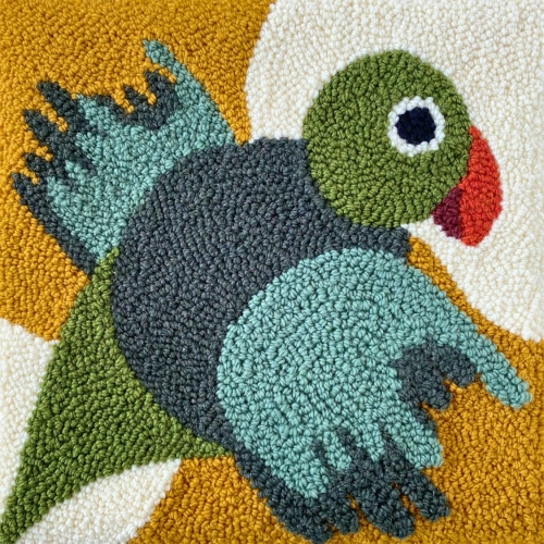 Panel dekoracyjny PAPUGA 30x30 cm