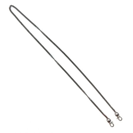 Łańcuszek z karabińczykami dł. 120 cm kolor czarny