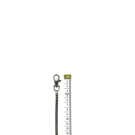 Łańcuszek z karabińczykami dł. 120 cm kolor czarny