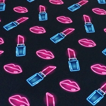 TKANINA WODOODPORNA Szminki, usta fluo