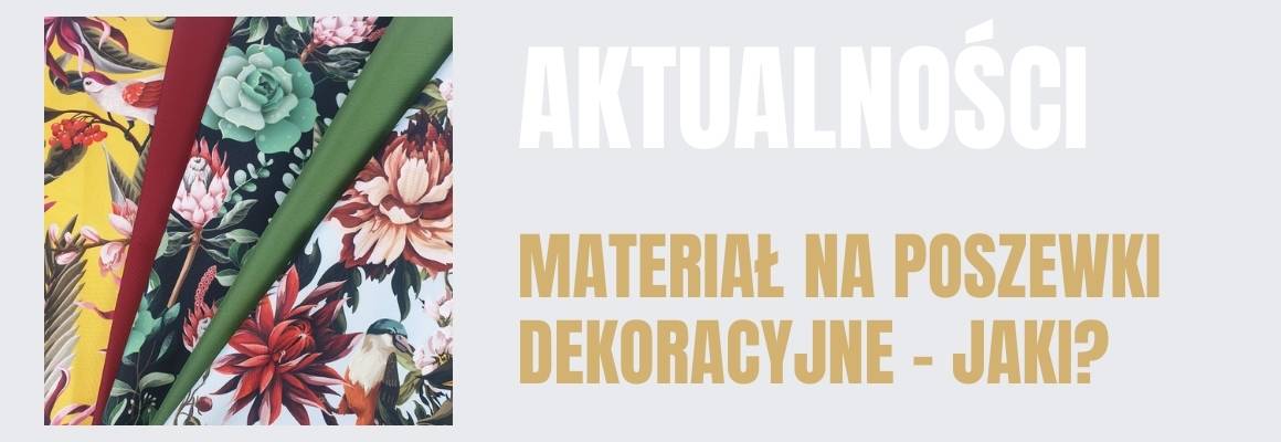 Jaki materiał wybrać na poszewki dekoracyjne?