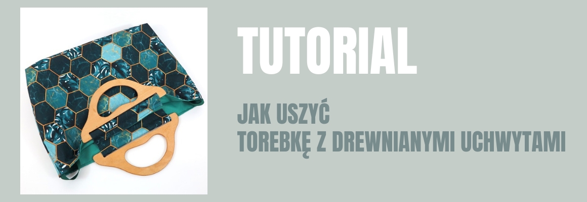 DIY: Jak uszyć torebkę z drewnianymi uchwytami