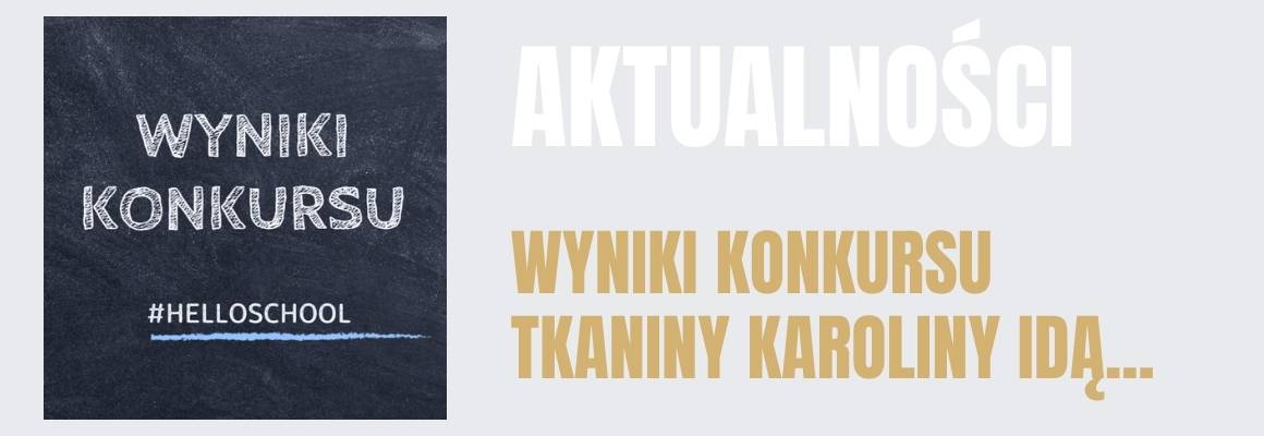 Wyniki konkursu #HELLOSCHOOL