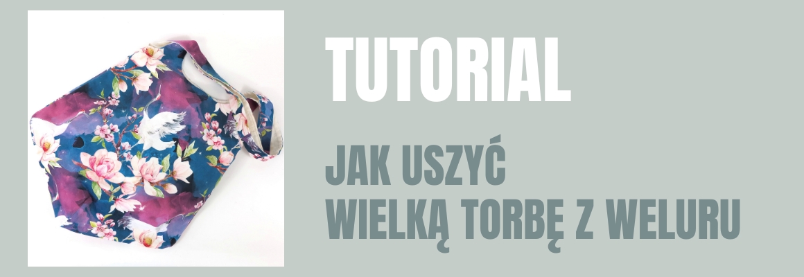 DIY: Wielka torba z weluru by Janek Leśniak