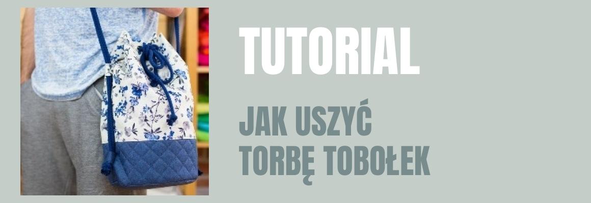 DIY: Torba tobołek na bazie koła - uszyj z Jankiem Leśniakiem