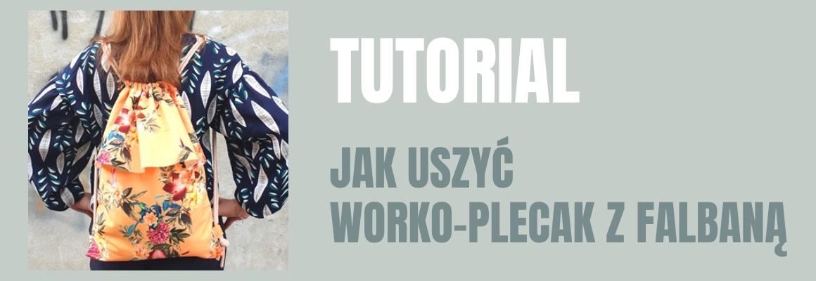 DIY: Uszyj worko-plecak z falbaną! FILM