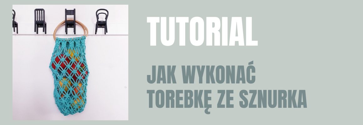 Makrama - Jak zrobić małą torebkę ze sznurka