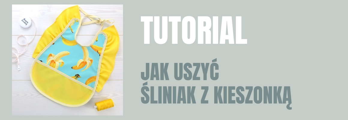 DIY: Jak uszyć śliniak z kieszonką